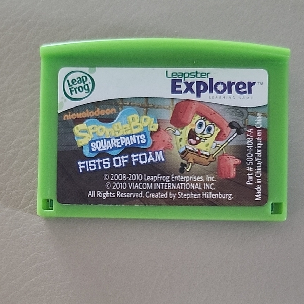 LeapFrog Explorer Game Cartridge - SpongeBob Fists of Foam